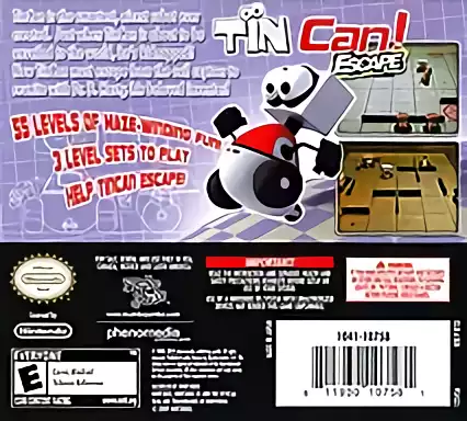 Image n° 2 - boxback : TinCan! Escape